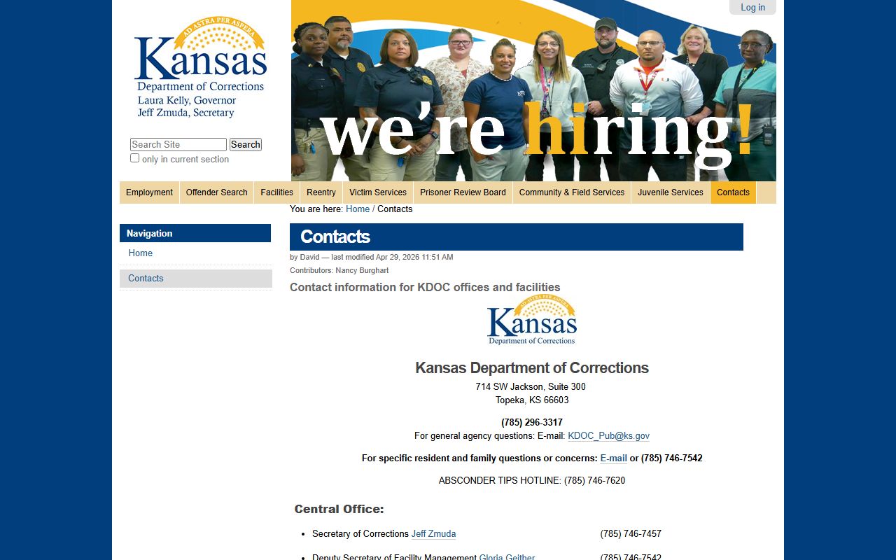 Neosho County arrest records and court charges Kansas corrections contacts